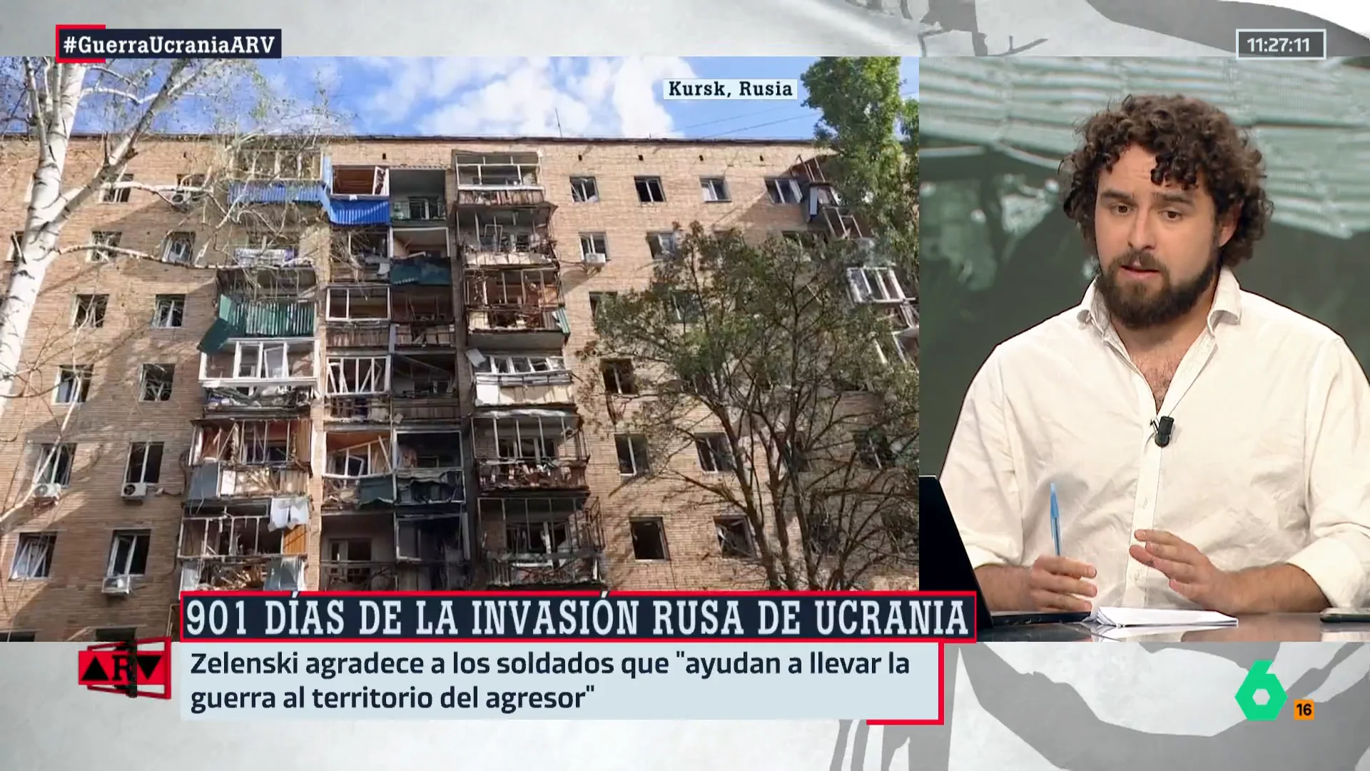 ARV- Blas Moreno reflexiona sobre el ataque de Ucrania en territorio ruso: "Ha sido una sorpresa para todo el mundo"