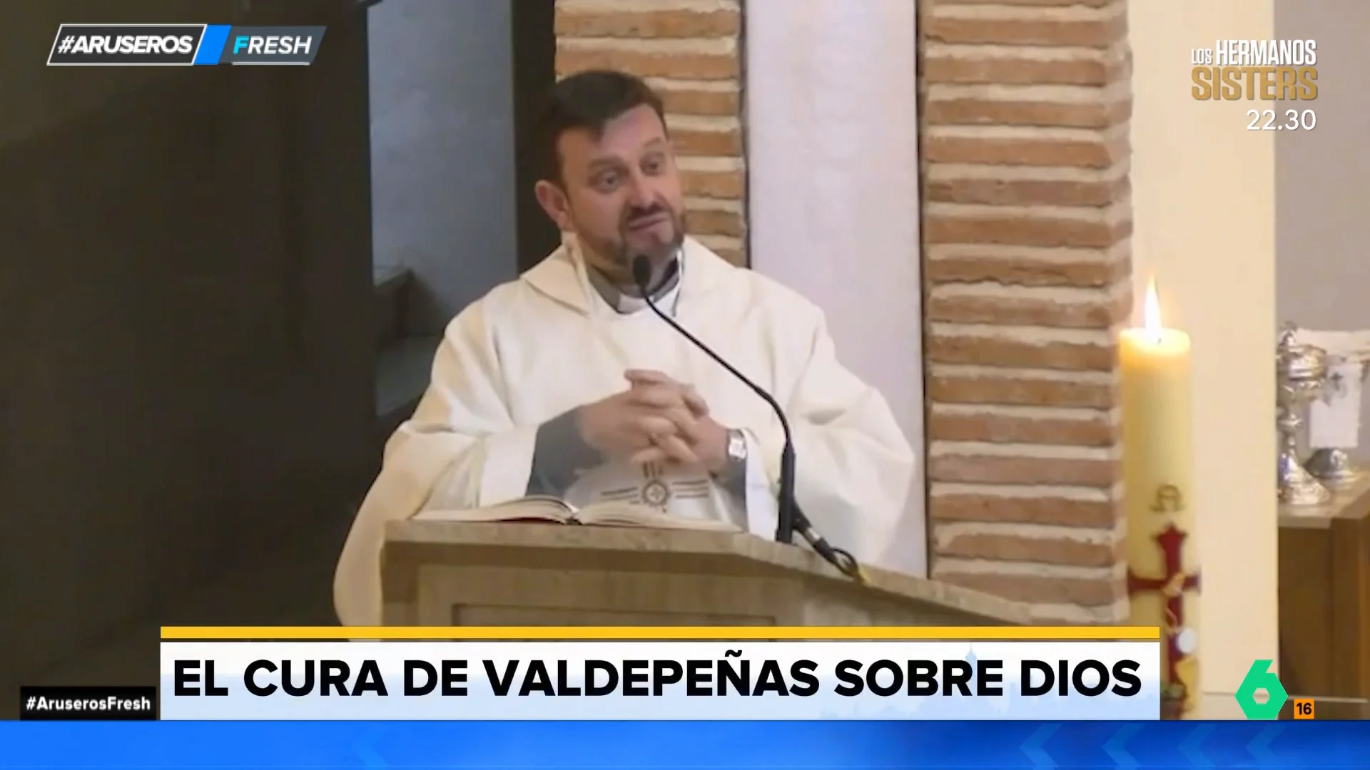 "Hay una palabra más fea que no voy a decir, que me sacan en laSexta": el cura de Valdepeñas, sobre los 'follamigos' y Aruser@s 