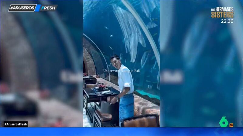 Así es el restaurante submarino de Bali que ofrece una experiencia exclusiva en un acuario