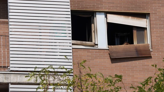 La vivienda incendiada en la que se ha encontrado el cuerpo sin vida de una mujer en Valladolid La vivienda incendiada en la que se ha encontrado el cuerpo sin vida de una mujer en Valladolid