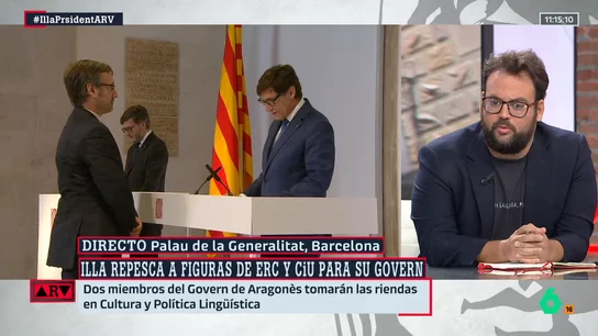 ARV- Monrosi, tras la investidura de Illa: "La conformación del nuevo Govern es un mensaje político muy potente" ARV- Monrosi, tras la investidura de Illa: "La conformación del nuevo Govern es un mensaje político muy potente"