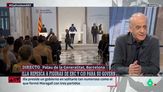ARV- El análisis de Cembrero tras la investidura de Illa: "Cataluña entra en una etapa de sosiego" ARV- El análisis de Cembrero tras la investidura de Illa: "Cataluña entra en una etapa de sosiego"
