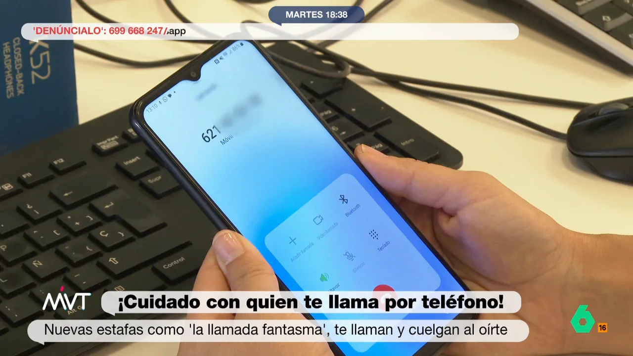 la llamada fantasma