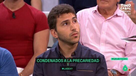  Un joven espa&ntilde;ol carga contra los empresarios: "Nos han enga&ntilde;ado con que 1.500 euros es&nbsp;un&nbsp;buen&nbsp;sueldo"