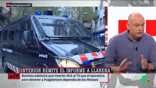 Gabi Sanz analiza la nueva fuga de Puigdemont: "Pol&iacute;ticamente es rentable poner el foco en los Mossos"