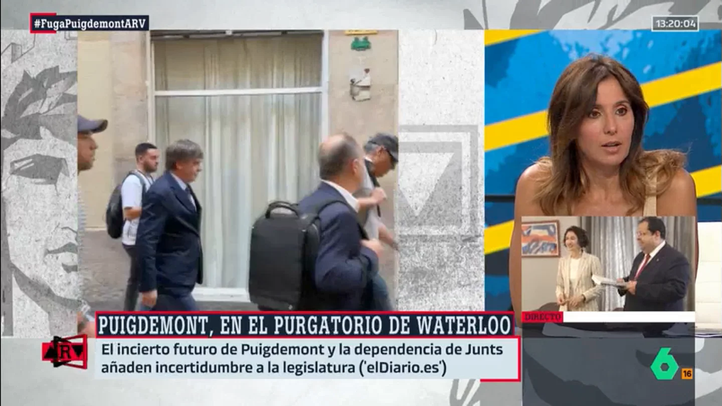 Carmen Morodo, tajante sobre Junts: "No hay nadie que le pueda cuestionar el liderazgo a Puigdemont" Carmen Morodo, tajante sobre Junts: "No hay nadie que le pueda cuestionar el liderazgo a Puigdemont"