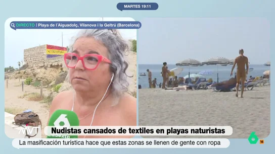 "Sentimos que estamos en nuestro espacio": la denuncia de una mujer por la presencia de personas con bañador en playas nudistas "Sentimos que estamos en nuestro espacio": la denuncia de una mujer por la presencia de personas con bañador en playas nudistas