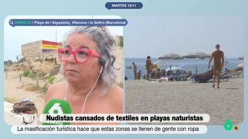 "Sentimos que estamos en nuestro espacio": la denuncia de una mujer por la presencia de personas con bañador en playas nudistas