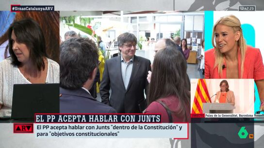 ARV- Afra Blanco reacciona al acercamiento del PP con Junts: "Tremendo troleo le han metido a la gente"
