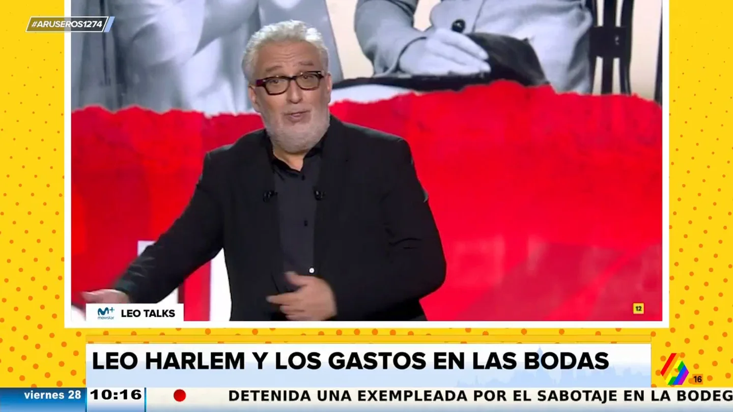Leo Harlem afirma que las bodas son "una estafa piramidal": "Los invitados somos como fuentes de financiación" Leo Harlem afirma que las bodas son "una estafa piramidal": "Los invitados somos como fuentes de financiación"