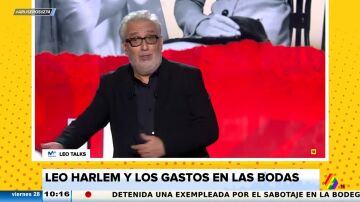 Leo Harlem afirma que las bodas son "una estafa piramidal": "Los invitados somos como fuentes de financiación"