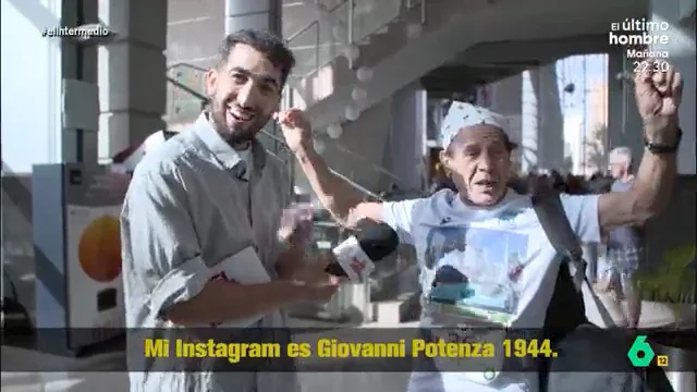 El reportero se animó a participar en una carrera que se celebra en Benidorm: la subida vertical al Gran Hotel Bali. En ella conoció a un participante muy especial.