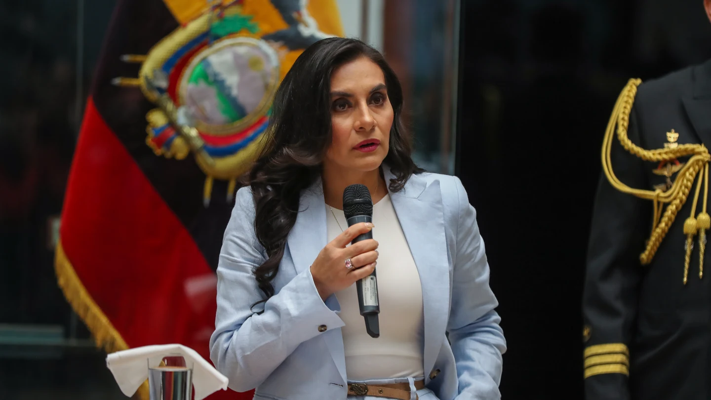La vicepresidenta de Ecuador, Verónica Abad, en una foto de archivo La vicepresidenta de Ecuador, Verónica Abad, en una foto de archivo