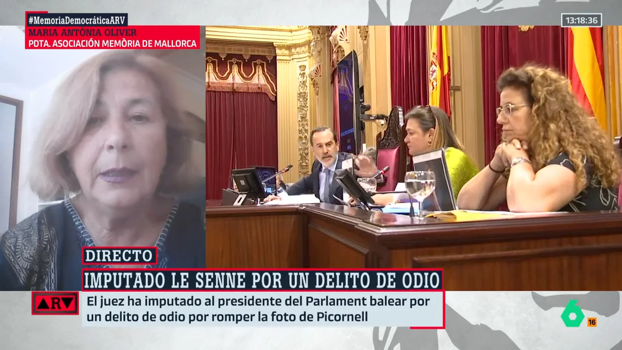 ARV-María Antonia Oliver acusa al PP de ser tan "culpable" como Le Senne (Vox): "Si calla, lo está avalando"