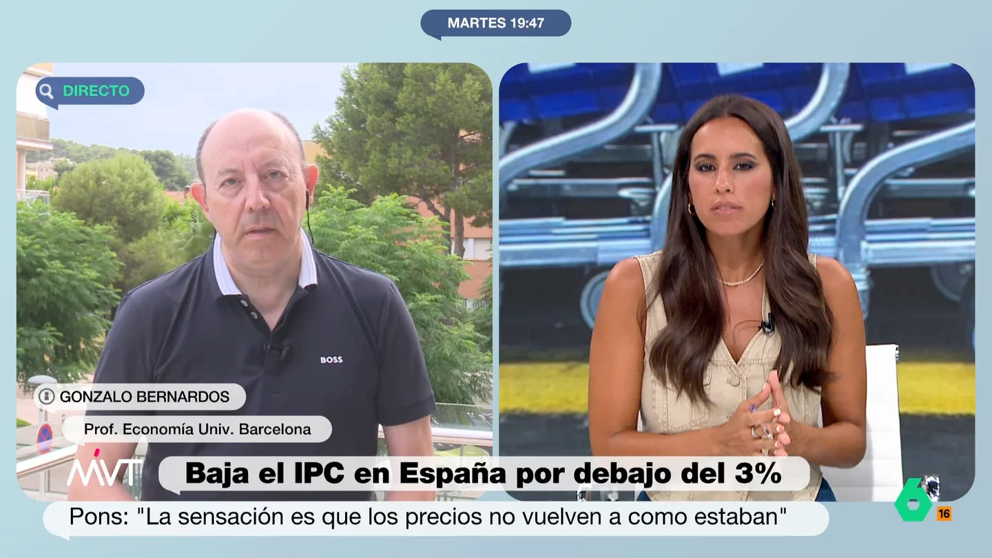 Gonzalo Bernardos: "Los trabajadores están ganando poder adquisitivo, los salarios están subiendo por encima de la inflación" Gonzalo Bernardos: "Los trabajadores están ganando poder adquisitivo, los salarios están subiendo por encima de la inflación"