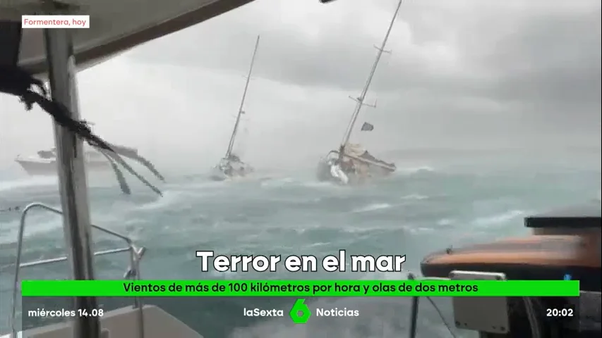 Localizado con vida el pescador que se encontraba desaparecido en Formentera por el fuerte temporal
