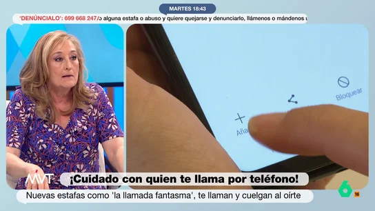 El consejo de Elisa Beni para evitar las estafas telefónicas: "Actuemos como si fuésemos divos" El consejo de Elisa Beni para evitar las estafas telefónicas: "Actuemos como si fuésemos divos"