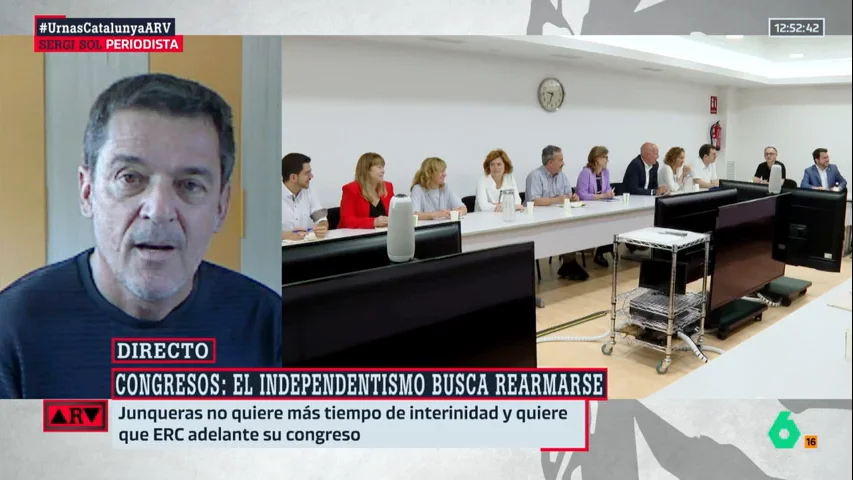 ARV-Sergi Sol destaca que las relaciones en el independentismo son "horrorosas"