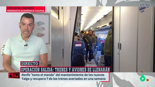 ARV- José María Camarero desvela cómo están afectando a Renfe las incidencias desde el punto de vista económico ARV- José María Camarero desvela cómo están afectando a Renfe las incidencias desde el punto de vista económico