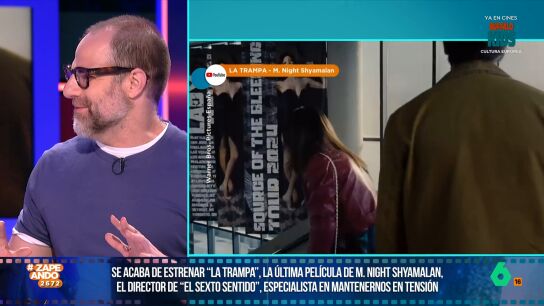 El periodista no se ha perdido el estreno de la nueva pel&iacute;cula de terror del director de 'El sexto sentido', un thriller psicol&oacute;gico protagonizado por Josh Hartnett.