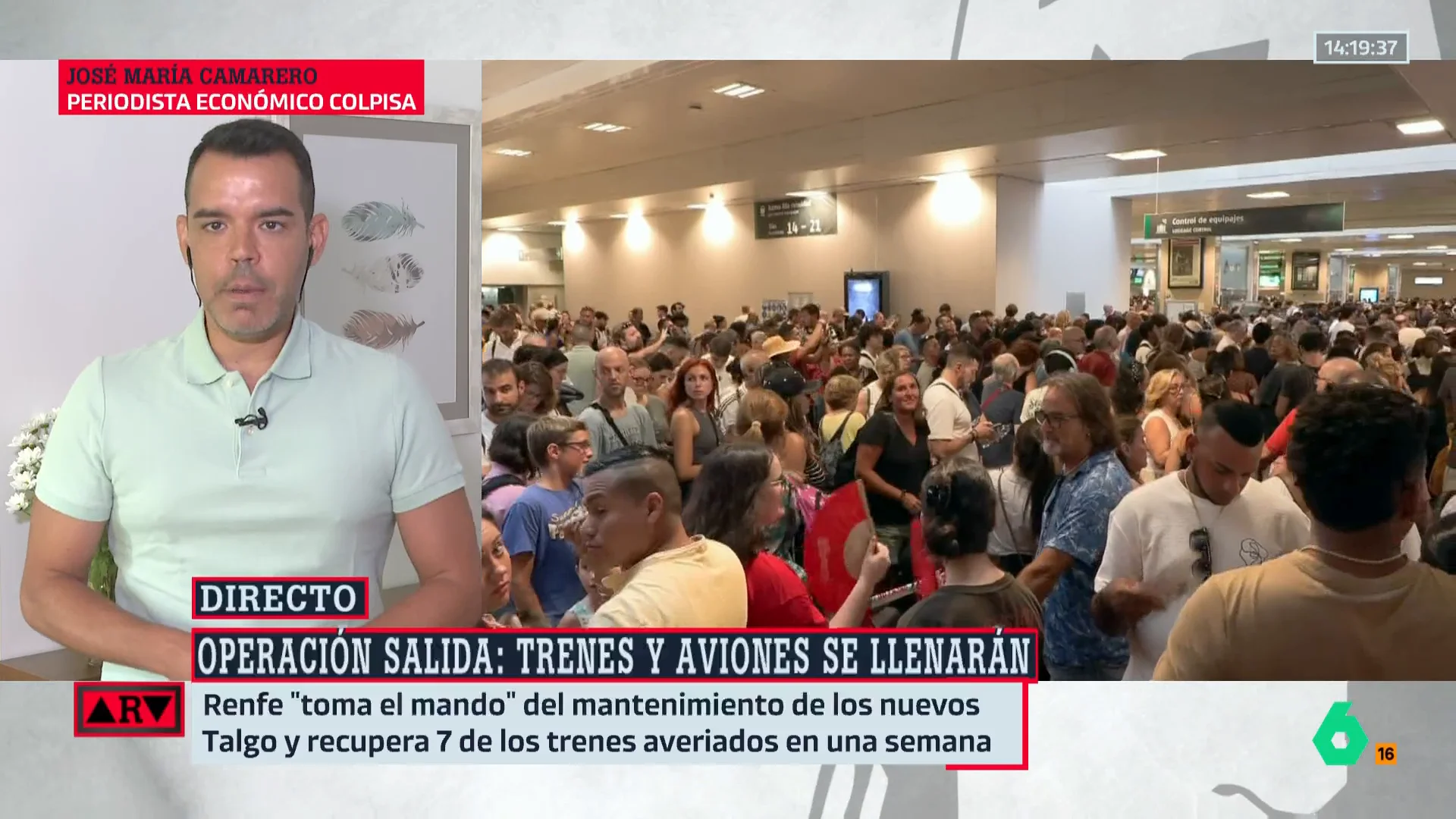 ARV-¿Qué se está haciendo para minimizar los problemas que puedan surgir en la red ferroviaria? José María Camarero lo explica