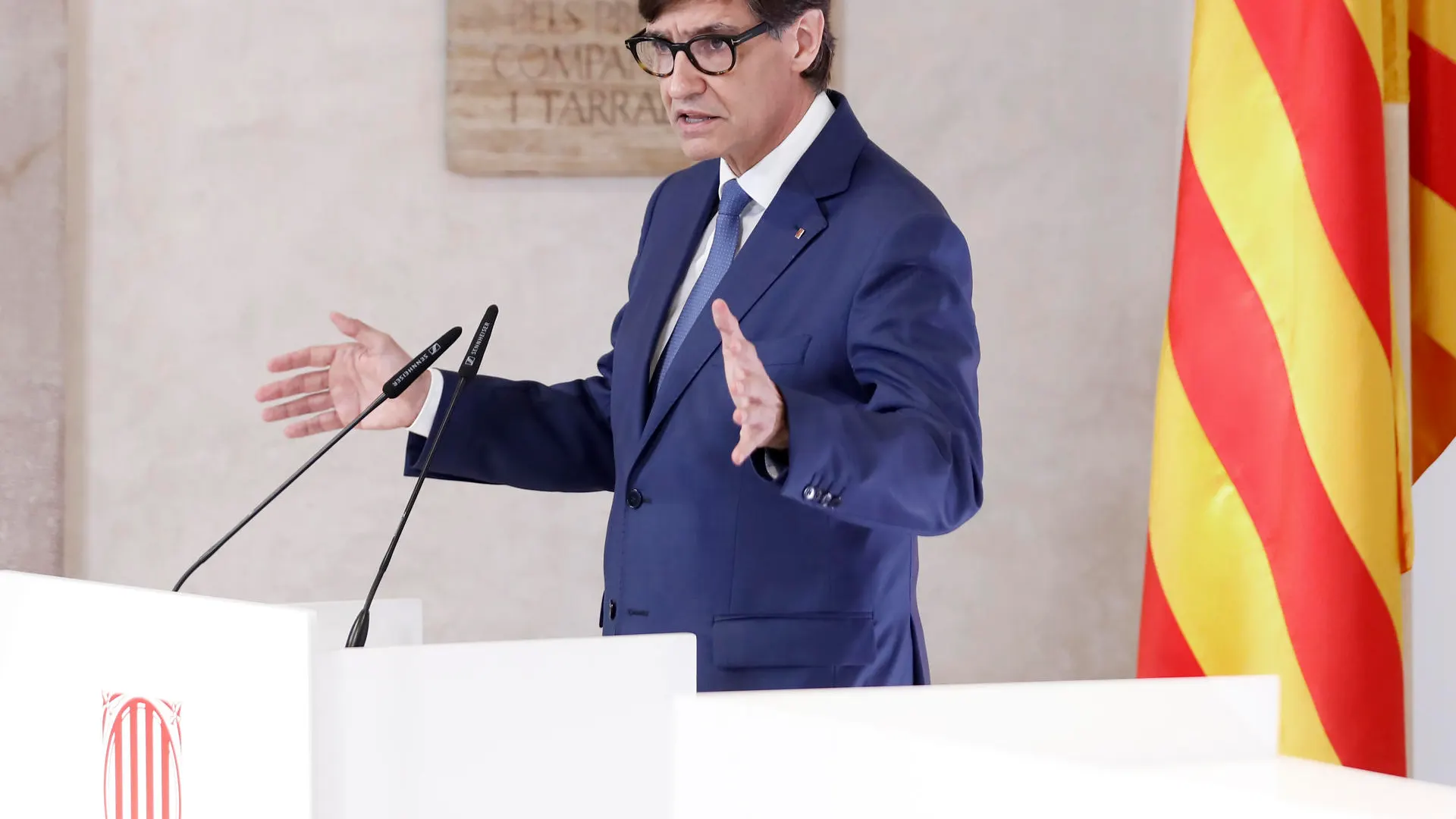 Illa promete un Gobierno "para todos" que inicie la tercera gran transformación de Cataluña 