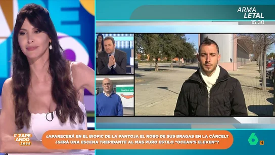 Zapeando recuerda el momento más surrealista del paso por prisión de Isabel Pantoja: cuando robaron su ropa interior La posible grabación de un biopic sobre la vida de la cantante ha llevado a los zapeadores ha recordar uno de los momentos más inauditos que se vivió durante la estancia en prisión de la cantante: "el 'bragas gate'".
