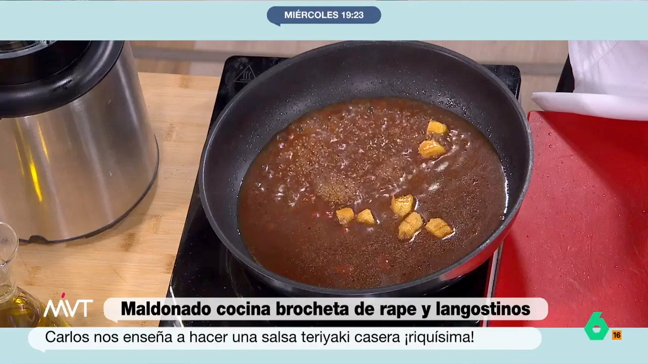 Carlos Maldonado explica cómo hacer una salsa teriyaki para chuparse los dedos