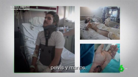 Un repartidor que estuvo al borde de la muerte y con m&aacute;s de 40 fracturas por un accidente laboral: "No he recibido ninguna llamada de la empresa ni de mi jefe"