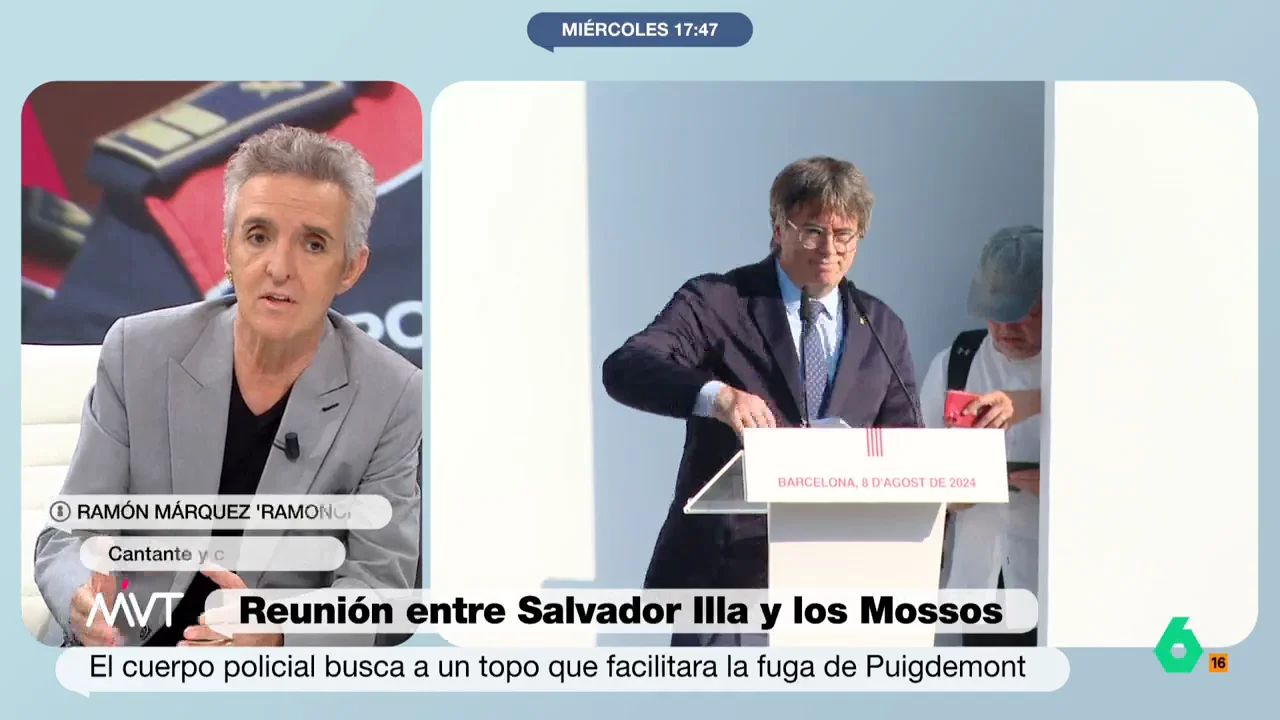 MVT Ramoncín sobre Puigdemont caricaturesco