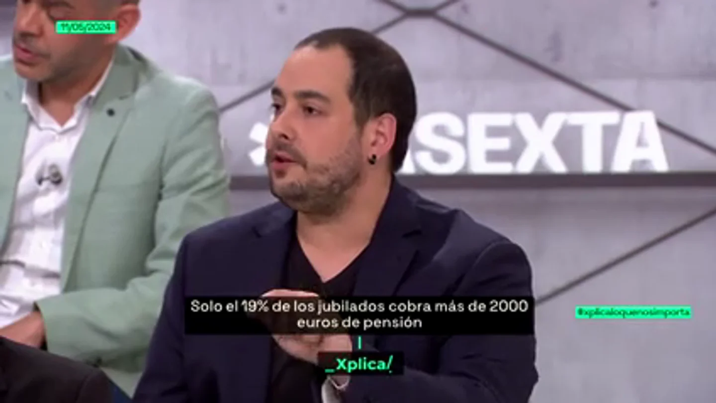 Julen Bollaín advierte sobre quienes hablan de la insostenibilidad del sistema de pensiones: "Intentan vendernos un plan privado" Julen Bollaín advierte sobre quienes hablan de la insostenibilidad del sistema de pensiones: "Intentan vendernos un plan privado"
