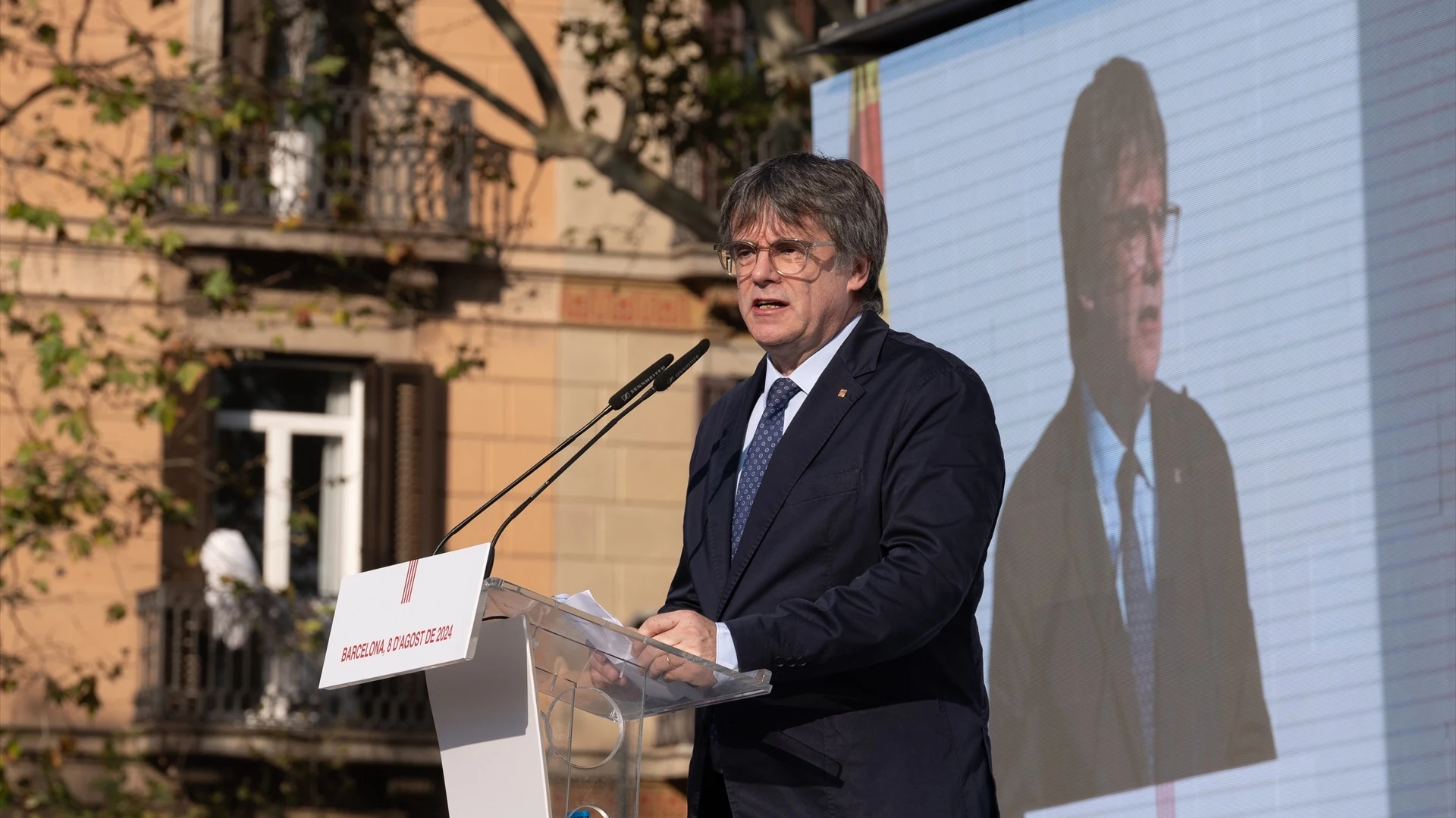 Imagen de archivo del expresidente de la Generalitat, Carles Puigdemont.