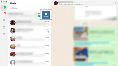 Archivando chats desde Whatsapp de Mac Archivando chats desde Whatsapp de Mac