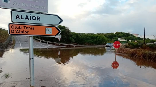 Inundaciones y daños en Menorca por el paso de la DANA. Inundaciones y daños en Menorca por el paso de la DANA.