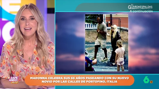 Madonna se deja ver con su nuevo amor: es jamaicano y tiene 38 años menos que la cantante La cantante ha celebrado su 66 cumpleaños en Italia y no ha dudado en pasear de la mano de un atractivo joven que conoció en 2022 durante una sesión de fotos.