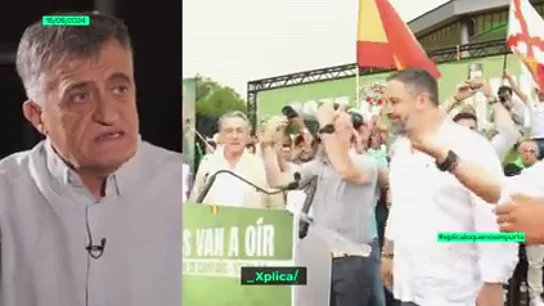 La tajante reflexión de Wyoming: "No hay ninguna diferencia entre Aznar y Abascal, veo más moderado a Abascal" La tajante reflexión de Wyoming: "No hay ninguna diferencia entre Aznar y Abascal, veo más moderado a Abascal"