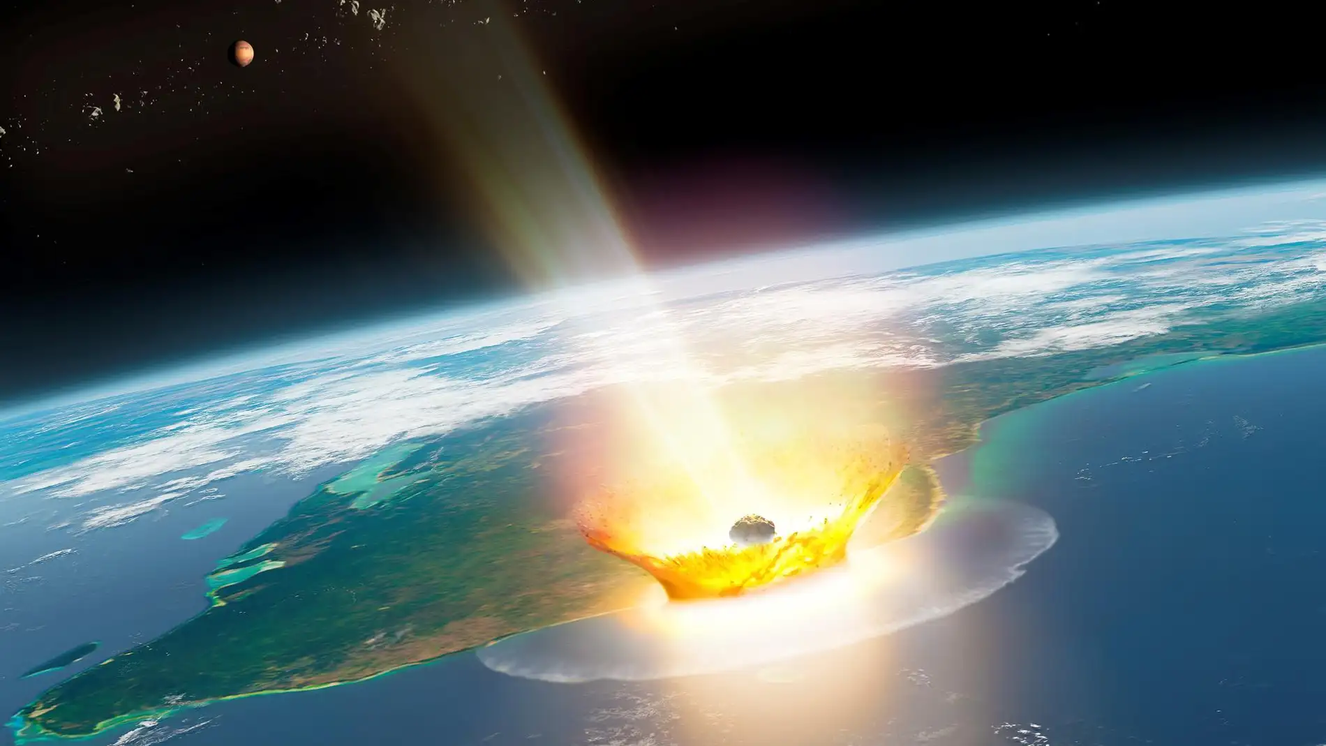 Impacto de un asteroide en la Tierra Impacto de un asteroide en la Tierra