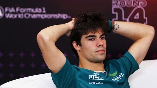 Lance Stroll, relajado Lance Stroll, relajado