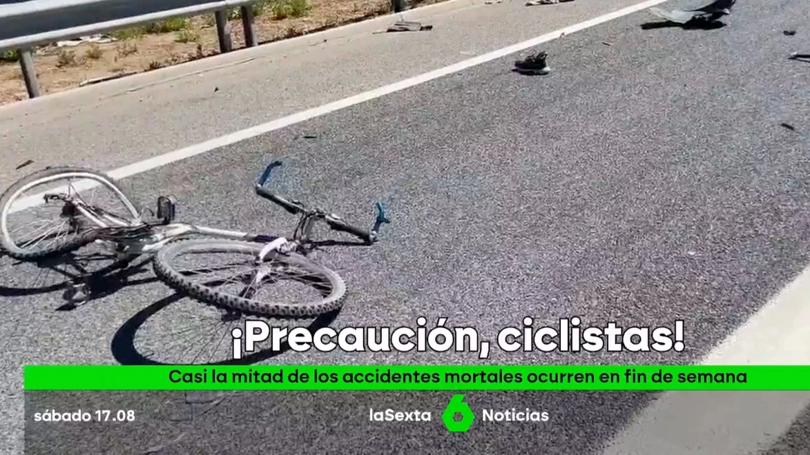 Accidente con una bicicleta involucrada