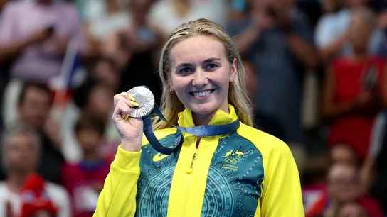 Ariarne Titmus, plata en París Ariarne Titmus, plata en París