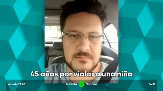 45 años por violar a una niña 45 años por violar a una niña