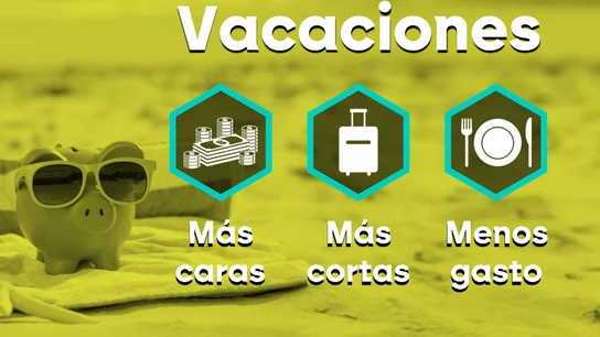 Vacaciones más cortas y más caras Vacaciones más cortas y más caras