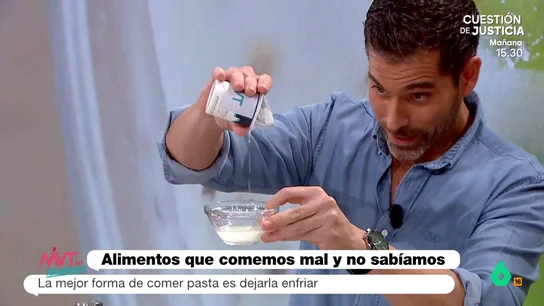MVT Las razones de peso de Pablo Ojeda para no tirar el liquidillo del yogur y comérnoslo MVT Las razones de peso de Pablo Ojeda para no tirar el liquidillo del yogur y comérnoslo