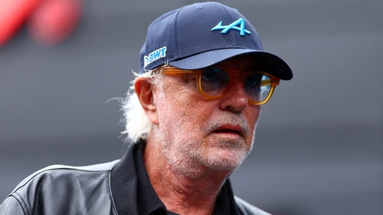 Flavio Briatore, con la gorra de Alpine Flavio Briatore, con la gorra de Alpine