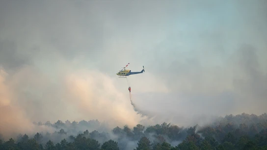 Un vecino de 80 años de Alía (Cáceres), en muerte cerebral al caerle la descarga de agua de un incendio Un vecino de 80 años de Alía (Cáceres), en muerte cerebral al caerle la descarga de agua de un incendio