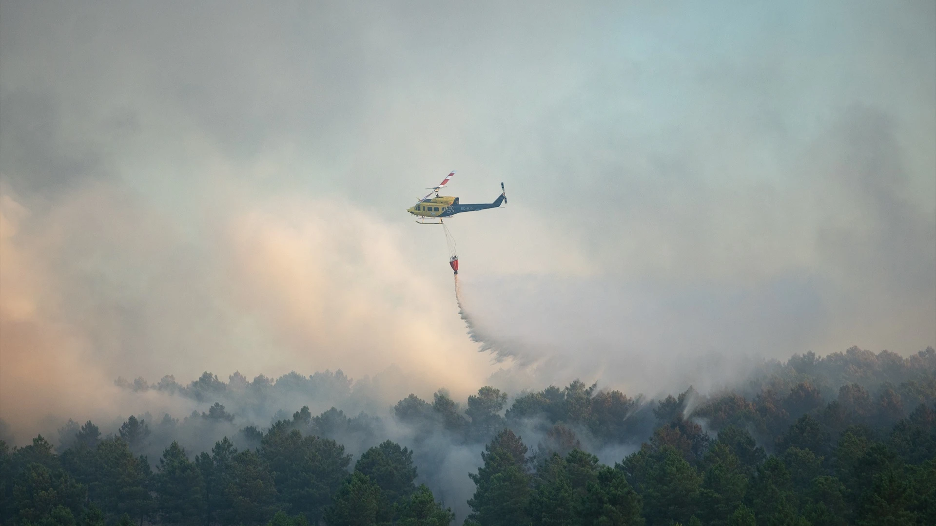 Un vecino de 80 años de Alía (Cáceres), en muerte cerebral al caerle la descarga de agua de un incendio