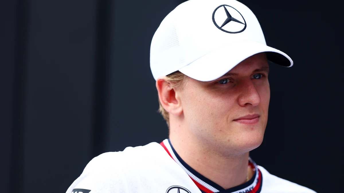 Mick Schumacher, con el equipo Mercedes