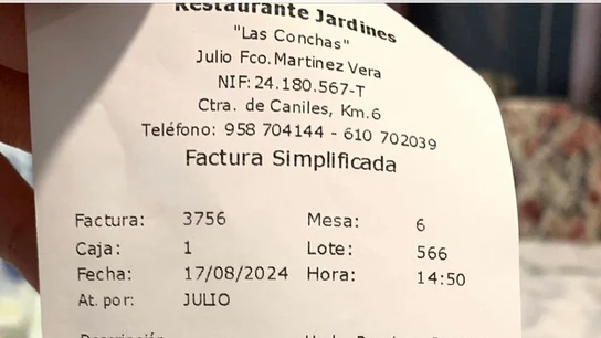 El sorprendente gesto de un restaurante de Granda que ha conquistado las redes sociales El sorprendente gesto de un restaurante de Granda que ha conquistado las redes sociales