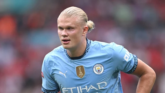 Erling Haaland, delantero del Manchester City Erling Haaland, delantero del Manchester City