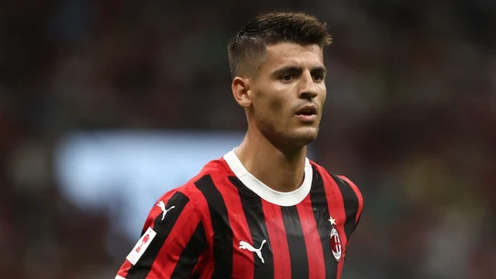 Morata, en el AC MIlan Morata, en el AC MIlan